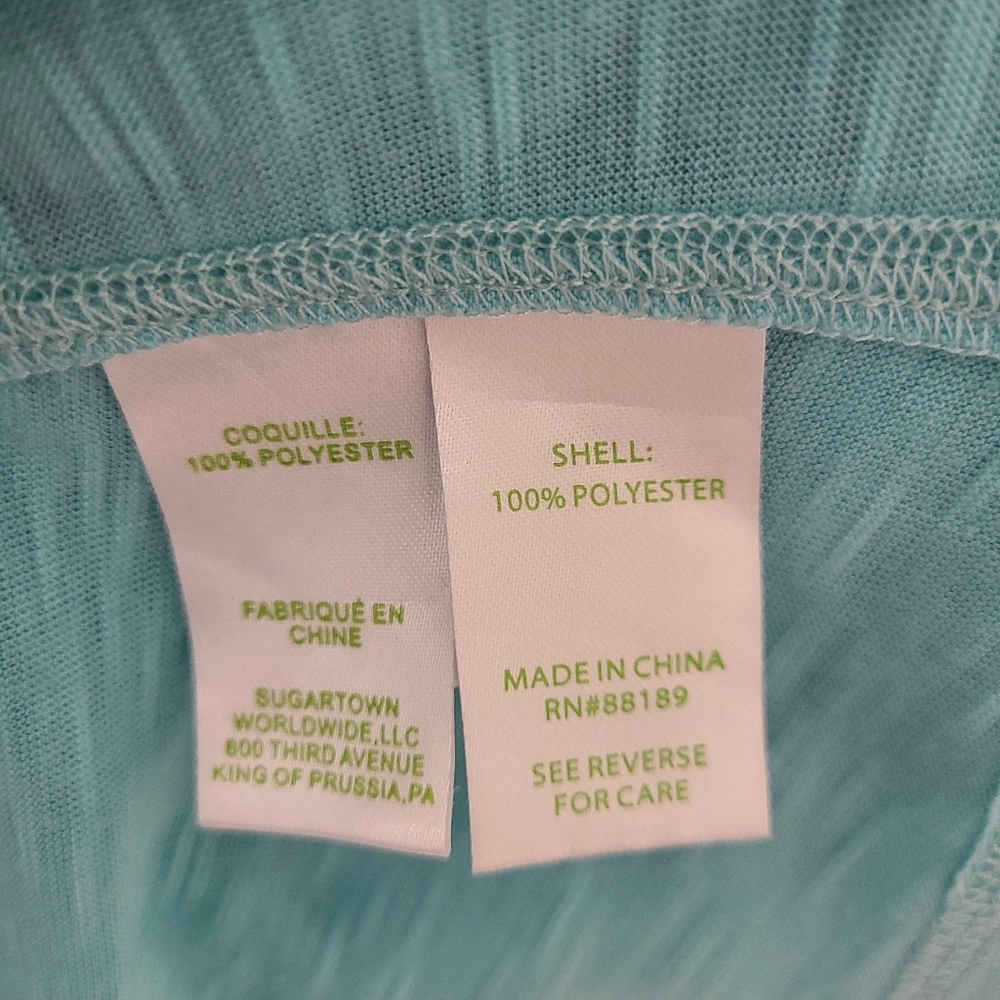 Lilly Pulitzer Luxletic Racerback Tank Top in Aqua Blue Size XS/S - Picture 7 of 10